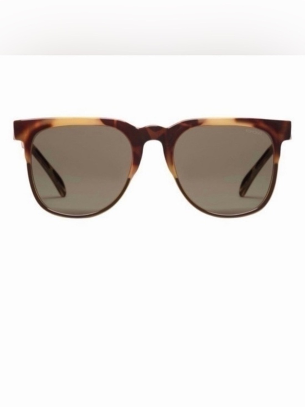 Komono Tortoise Shell Sunglasses NEW Brown w/ Green Lens Riviera Green Tortoise